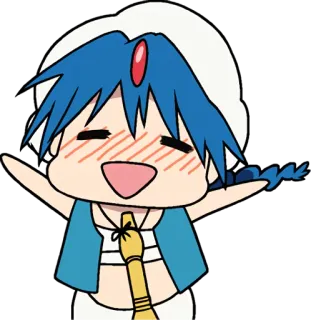 Magi: The Labyrinth of Magic :: @line_stickers whatsapp stickers