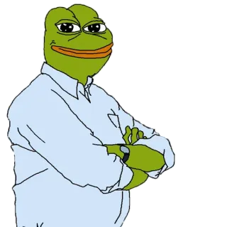 😊 Pepe the Frog Pepe ếch xanh, Meme, Meme trên mạng, Ếch, Nhân vật telegram sticker