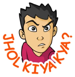 😮 THOL KIYA KYA? whatsapp sticker