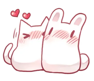 😘 Dibujos animados, Amor, Kawaii, Amistad, Lindo, Animales whatsapp sticker