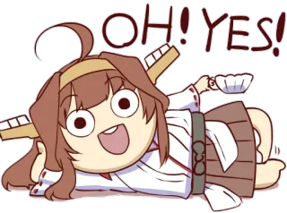👌 OH! YES! Anime, Expression, Joyeux, Mignon, Positif whatsapp sticker
