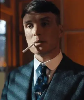 🌵 Thomas Shelby Peaky Blinders rokok, merokok, Peaky Blinders, kriminal, drama, Tommy Shelby telegram sticker