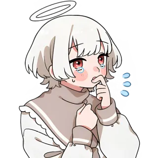 Ангельский мальчик @Nyasticks whatsapp stickers