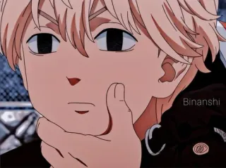 🤔 Binanshi Anime, Ragazzo, Ritratto, Uomo, Personaggio telegram sticker