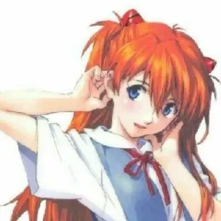 💗 Asuka Langley Neon Genesis Evangelion アニメ, マンガ, アスカ・ラングレー, エヴァンゲリオン, キャラクター, 漫画, 女の子 whatsapp sticker