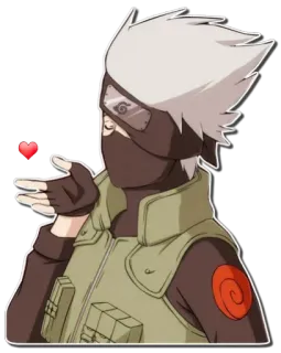 😘 Kakashi Naruto 애니메이션, 카카시, 나루토, 닌자, 만화 telegram sticker
