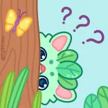😏 น่ารัก, สัตว์, ผีเสื้อ, การ์ตูน, ป่า, แปลก telegram sticker