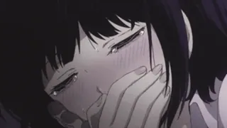 🌟 chorando, triste, emocional, anime, mangá, garota, lágrimas telegram sticker