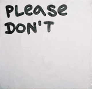 👎 PLEASE DON'T текст, сообщение, пожалуйста, не telegram sticker