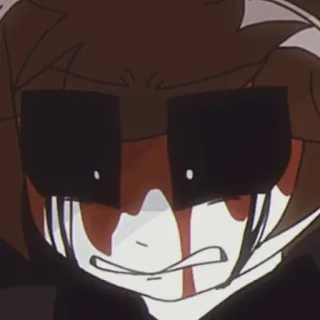 😢 anime, gore, blood, horror, scary, creepy telegram sticker