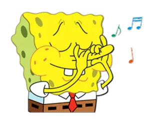 😗 SpongeBob SquarePants spongebob, nickelodeon, zeichentrick, lustig, figur, fernsehsendung, geste telegram sticker