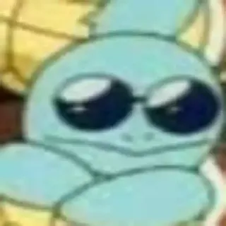 😎 Squirtle Pokemon squirtle, pokemon, lindo, dibujos animados, tortuga whatsapp sticker