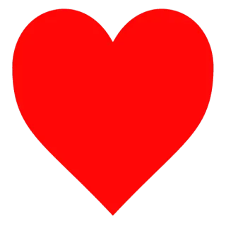 ❤ heart, love, red, symbol, valentines day telegram sticker