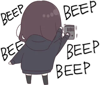 Menhera-chan. SD ENG :: @line_stickers telegram stickers