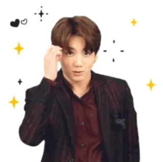 😯 Jungkook jungkook, kpop, bts, singer, idol, music, entertainer telegram sticker