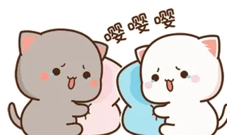 😭 嘤嘤嘤 고양이, 카와이, 귀여운, 슬픈, 우는 whatsapp sticker