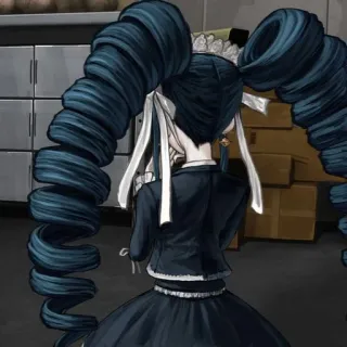 🃏 Celestia Ludenberg Danganronpa Anime, Gothic Lolita, Maria Chiquinha, Danganronpa, Celestia Ludenberg telegram sticker