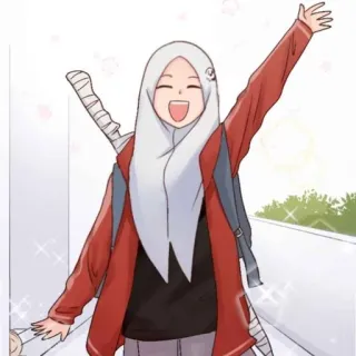 ℹ️ Anime, Karakter, Gadis, Kartun, Pedang telegram sticker