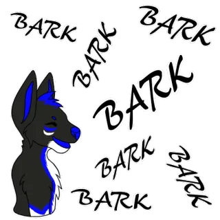 😘 BARK BARK BARK BARK BARK BARK BARK BARK cão, animal, latido, peludo, fofo telegram sticker
