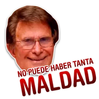 😔 NO PUEDE HABER TANTA MALDAD мужчина, испанский, фраза, злой, зло telegram sticker