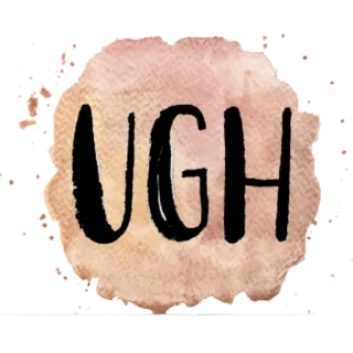 😚 UGH ugh, ausdruck, verärgerung, frustration, zitat whatsapp sticker