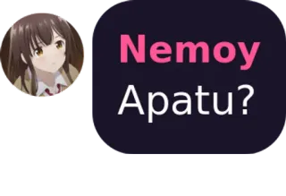 🤔 Nemoy Apatu? telegram sticker