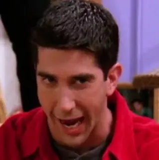 😍 Ross Geller Friends tv show, comedy, character, sitcom telegram sticker