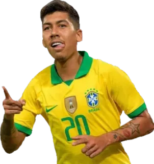 🇧🇷 Roberto Firmino футбол, американский футбол, бразилия, спортсмен, игрок telegram sticker