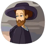 🤫 hombre, barba, sombrero, shhh, silencio, dedo, secreto whatsapp sticker