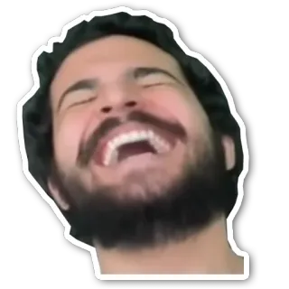 😂 mann, gesicht, lachen, emotion, freude telegram sticker