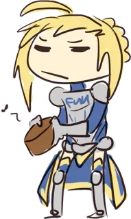 ❌ FUN Anime, Divertente, Cavaliere, Armatura, Cartone animato telegram sticker