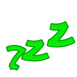 💤 ZZZ sen, zzz, zmęczony, drzemka, marzenie, śpiący, wyczerpany telegram sticker