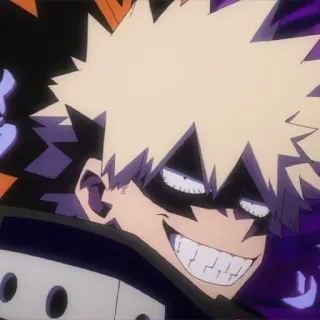 🎭 Katsuki Bakugo My Hero Academia Аниме, Манга, Герой, Персонаж, Кацуки Бакуго, Моя геройская академия whatsapp sticker