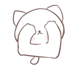 🙈 แมว, น่ารัก, คาวาอิ, สัตว์, สติกเกอร์ telegram sticker