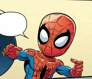 🕸 Spider-Man marvel, spider-man, super-herói, quadrinhos, bebê, desenho animado telegram sticker