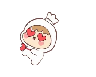 ⭐ Cartoon, Liebe, Herzen, Süß, Kawaii whatsapp sticker