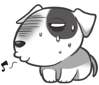 Corgi The Boss @tikelku telegram stickers