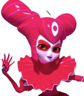 🃏 Style Queen Miraculous: Tales of Ladybug & Cat Noir villain, fashion, animated, supervillain, red, queen telegram sticker