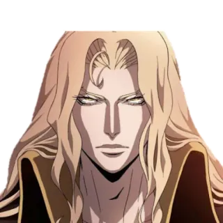 🙄 Alucard Castlevania Anime, Vampir, Castlevania, Alucard, Charakter, Fiktion telegram sticker
