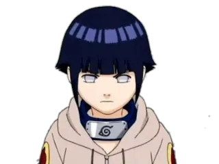 😑 Hinata Hyuga Naruto 애니메이션, 만화, 닌자, 히나타, 나루토, 휴우가 일족 telegram sticker