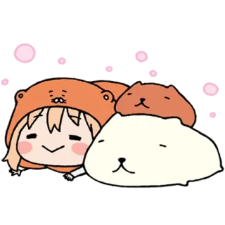 ☺️ Animé, Dessin animé, Mignon, Kawaii, Personnage, Illustration whatsapp sticker