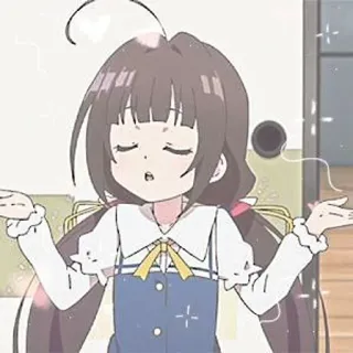 💗 Anime, Chica, Linda, Brillos, Magia telegram sticker