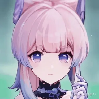 ✨ Sangonomiya Kokomi Genshin Impact Anime, Genshin Impact, Sangonomiya Kokomi, Personaggio videogioco telegram sticker
