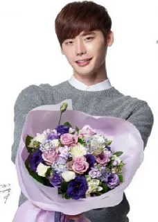 💐 uomo, mazzo, fiori, persona, attore, maschio telegram sticker