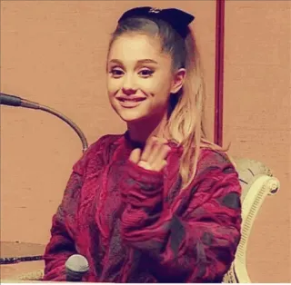 📀 Ariana Grande célébrité, chanteuse, femme, pop star whatsapp sticker