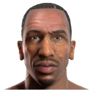 🖕 mężczyzna, portret, twarz, realistyczny, głowa telegram sticker