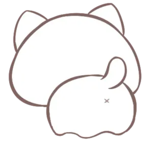 😕 แมว, สัตว์, น่ารัก, ลูกแมว, การ์ตูน, สติกเกอร์ telegram sticker
