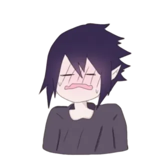 😖 Tamaki Amajiki My Hero Academia Anime, Tamaki Amajiki, My Hero Academia, nervös, emotional telegram sticker