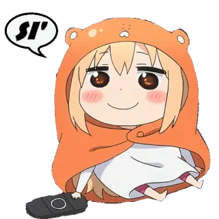 👍 SI Anime, Dibujos animados, Mono, Chibi telegram sticker