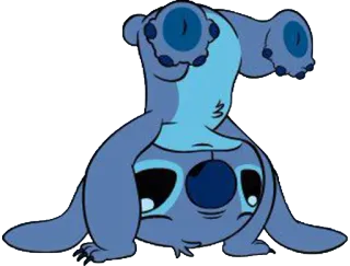 😌 Stitch Lilo & Stitch การ์ตูน, น่ารัก, ดิสนีย์, ตัวละคร telegram sticker